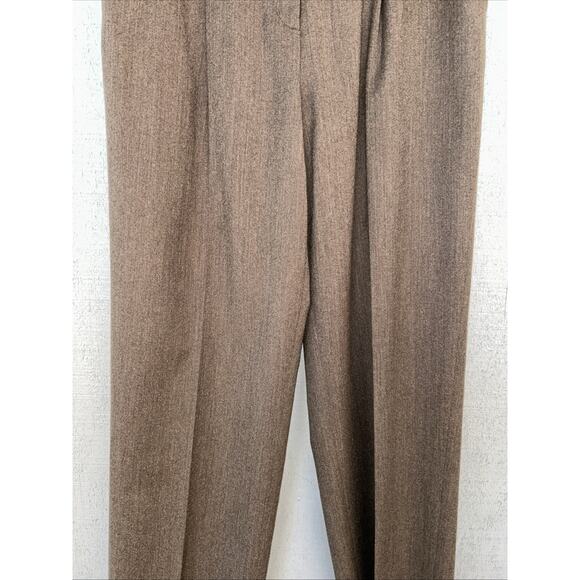 Talbots Women’s 12 Wool Dress Pants Wide Leg Lined Career Country Club Cleaned - Picture 7 of 14